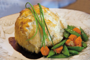 Beef Wellington with Vegetables