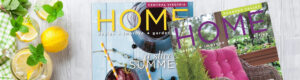 HOME magazine Publications for Central Virginia and Roanoke Virginia on Coffee Table